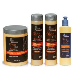 Kit Cacheados Ojon Oil Girass - 4 Passos