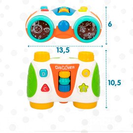 Binóculo Musical Infantil Com Luz Som para Crianças