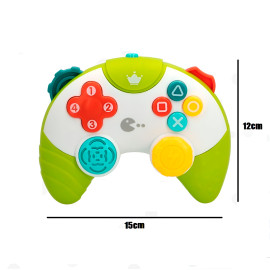 Brinquedo Controle Vídeo Game Interativo Sons Bebê