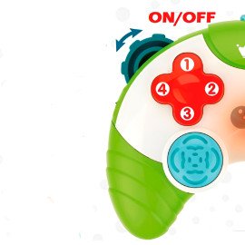 Brinquedo Controle Vídeo Game Interativo Sons Bebê