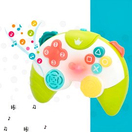Brinquedo Controle Vídeo Game Interativo Sons Bebê