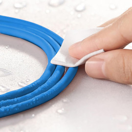 Cabo Carregador Micro Usb Turbo 5A Rápido Alumínio 1 Metro