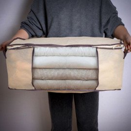 Caixa Organizadora Multiuso Edredom Coberta Roupas Anti Mofo