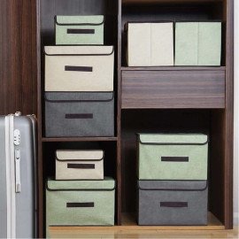 Caixa Organizadora Multiuso para Roupa Casaco Toalha