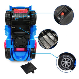 Carrinho Transformar Dinossauro Bate E Volta Sons Luzes Brinquedo