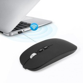 Mouse H’MASTON Ergonomico Recarregavel Leve Clique Silencioso