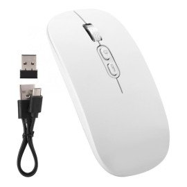 Mouse H’MASTON Ergonomico Recarregavel Leve Clique Silencioso