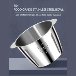 Multiprocessador Inox para Alimentos 1000W com capacidade de 3L