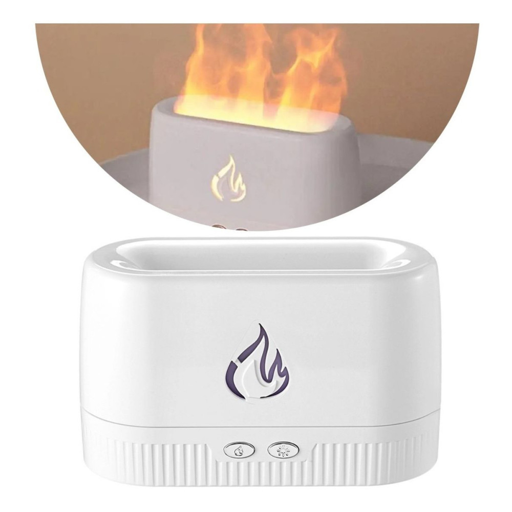 Difusor Aromatizador Umidificador Chamas Ar Óleos Essenciais