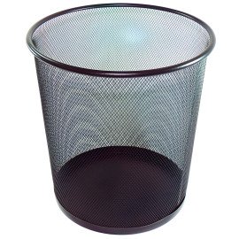 Conjunto Kit Escritório 4 Peças Organização Preto Aço