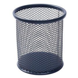 Conjunto Kit Escritório 4 Peças Organização Preto Aço