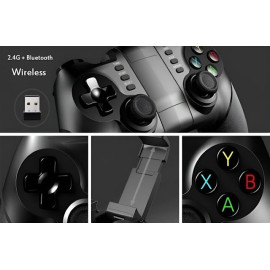 Controle Gamepad Wireless Com Adaptador 3 em 1 Bluetooth