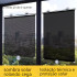 Cortina Com Ventosas Para Janela Sala De Estar Cozinha Quarto Escritorio Protetor Solar Persiana 68x125cm