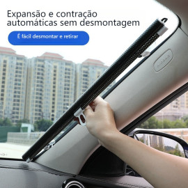Cortina Com Ventosas Para Janela Sala De Estar Cozinha Quarto Escritorio Protetor Solar Persiana 68x125cm