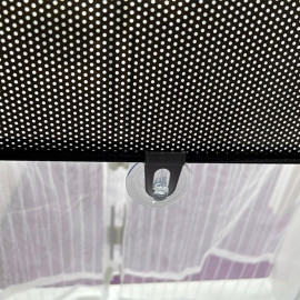 Cortina Com Ventosas Para Janela Sala De Estar Cozinha Quarto Escritorio Protetor Solar Persiana 68x125cm
