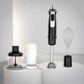 Mixer 4 em 1 Batedor Fue Miniprocessador Triturador Inox 600W