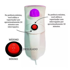 Ferro De Passar Roupa A Vapor Vertical Branco 250ml