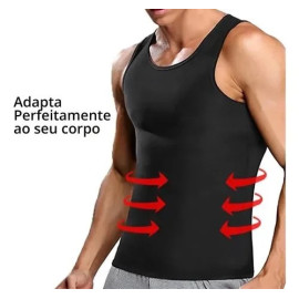 Regata Sauna Cinta Modeladora Masculina Efeito Queima Gordura