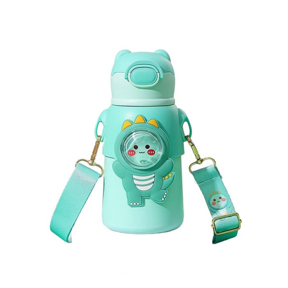 Garrafinha C/ Canudo Squeeze Infantil Garrafa Bebe Térmica