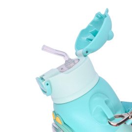 Garrafinha C/ Canudo Squeeze Infantil Garrafa Bebe Térmica