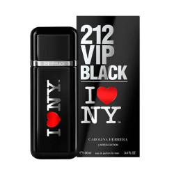Perfume Carolina Herrera 212 Vip Black I Love NY Masculino 100ml