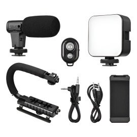 Kit Estabilizador Tripé para Câmera Celular Gravação