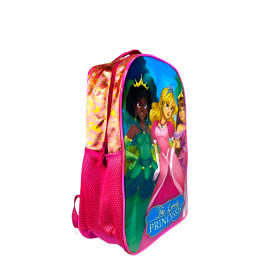 Kit Mochila Escolar com Acessórios Infantil Princesas
