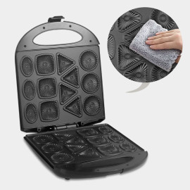 Máquina De Fazer Biscoito Elétrica Bolacha Cookie Waffle Voltagem:110V
