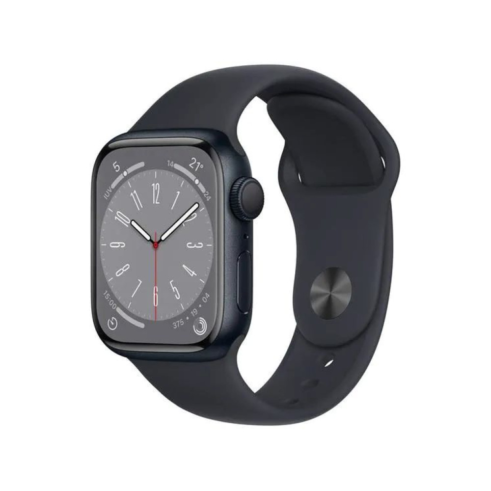 Apple Watch Series 8 45mm GPS Caixa Alumínio Meia-noite Pulseira Esportiva