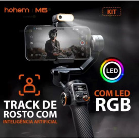 Estabililizador para celular Gimbal Isteady M6 Kit Hohem Pró Led