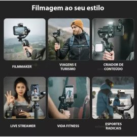 Estabililizador para celular Gimbal Isteady M6 Kit Hohem Pró Led
