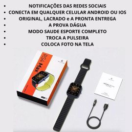 Relógio Smartwatch Xiaomi Haylou RS4 MAX Tela Amoled de 1.91"