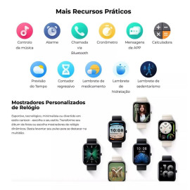 Relógio Smartwatch Xiaomi Haylou RS4 MAX Tela Amoled de 1.91"
