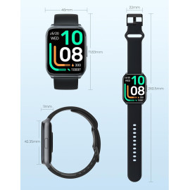 Smartwatch Haylou Watch 2 Pro com tela de 1,85" e chamadas via Bluetooth 