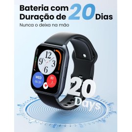 Smartwatch Haylou Watch 2 Pro com tela de 1,85" e chamadas via Bluetooth 