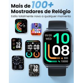 Smartwatch Haylou Watch 2 Pro com tela de 1,85" e chamadas via Bluetooth 