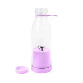Mini Liquidificador Portatil Garrafa Shake Suco Juice Cup USB Cor:Lilás