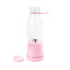 Mini Liquidificador Portatil Garrafa Shake Suco Juice Cup USB Cor:Rosa