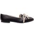 Mocassim Feminino Rasteiro Preto