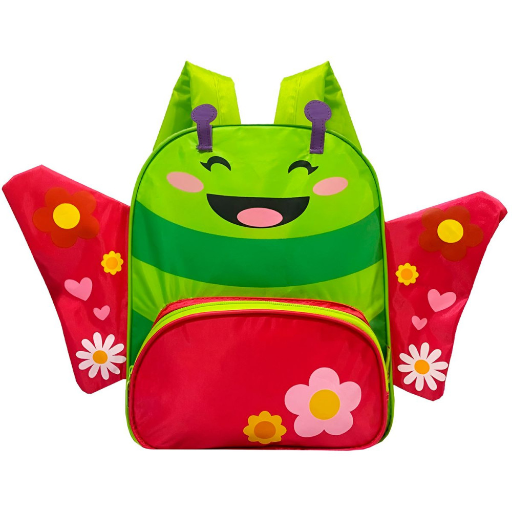 Mochila Infantil Personagens Bichinhos Escolar: Borboleta