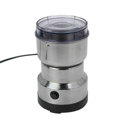 Moedor Triturador De Café em Grãos Elétrico Aço Inox Mini 150W 110v