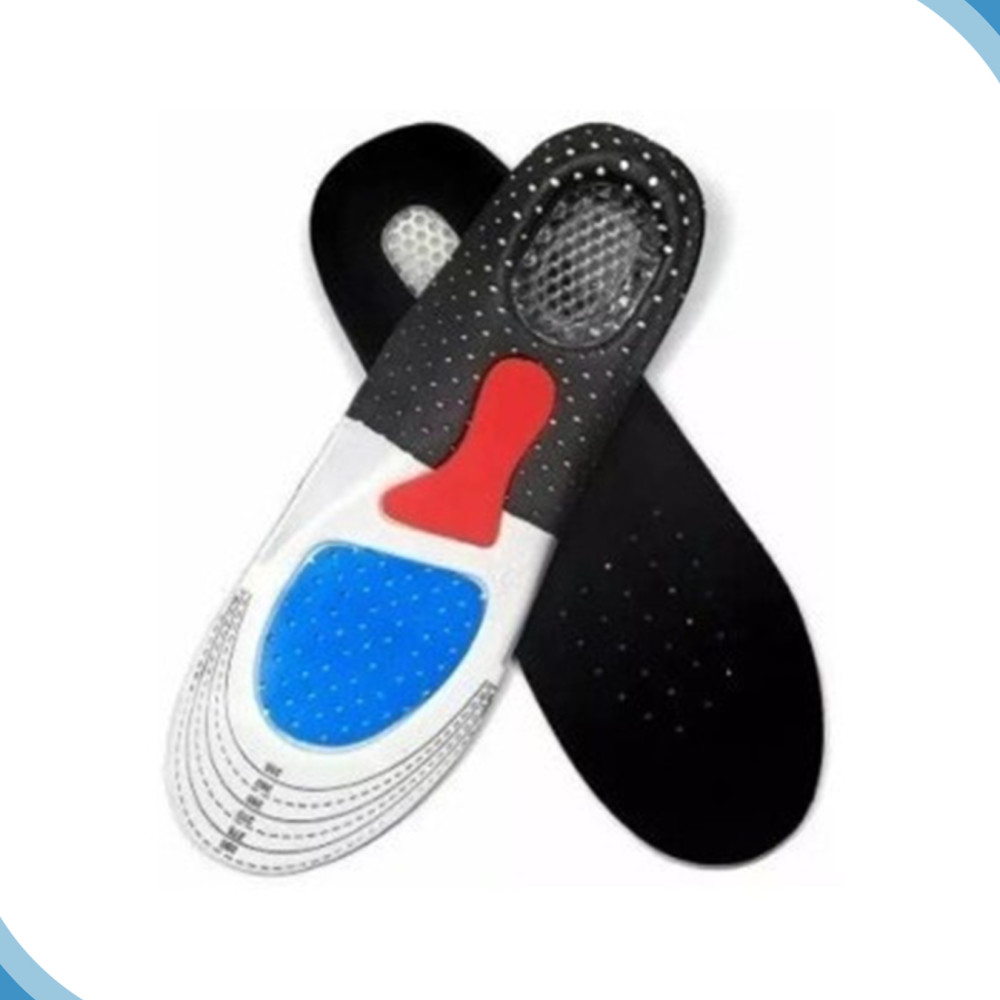 Palmilha Ortopedica Silicone Alivio de Dor Fascite - Tamanho ajustável