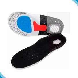 Palmilha Ortopedica Silicone Alivio de Dor Fascite - Tamanho ajustável