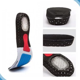 Palmilha Ortopedica Silicone Alivio de Dor Fascite - Tamanho ajustável