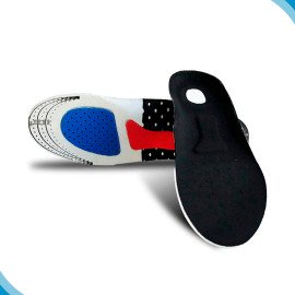 Palmilha Ortopedica Silicone Alivio de Dor Fascite - Tamanho ajustável