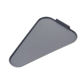 Pote Expansível Armazenar Pizza Silicone Separador 5 Fatias Cor:Vermelho