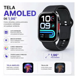 Relógio Smartwatch Redmi Watch 6 Lite Preto Global GPS