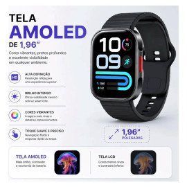 Relógio Smartwatch Redmi Watch 6 Lite Preto Global GPS