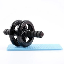 Roda Para Exercícios Abdominal Com Tapete Fitness