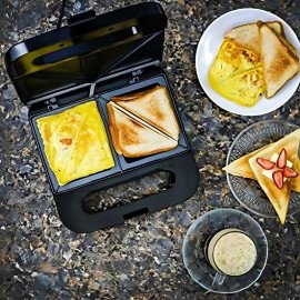 Sanduicheira Elétrica Antiaderente Misto Quente Grill 750w